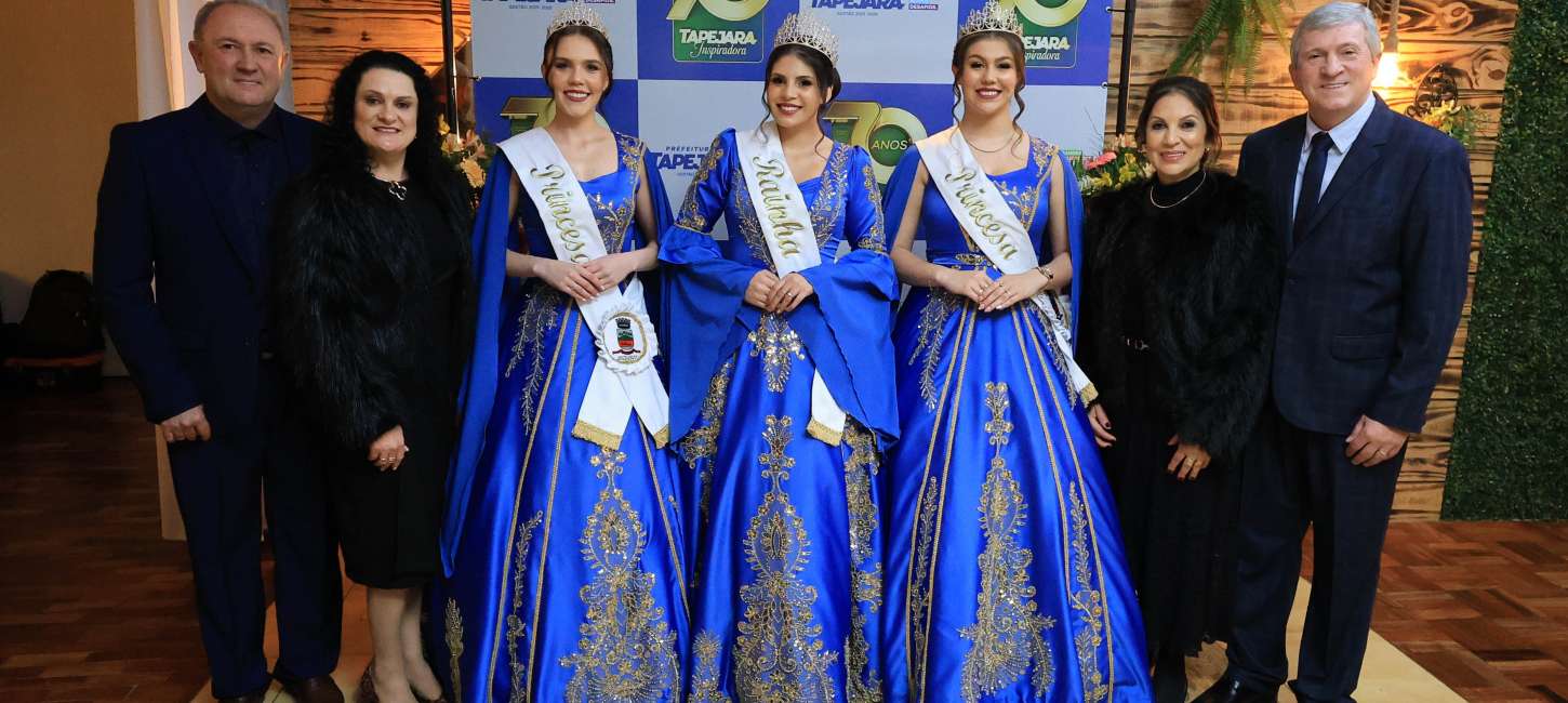 Tapejara celebra 70 anos com baile social e apresentação da nova corte de soberanas