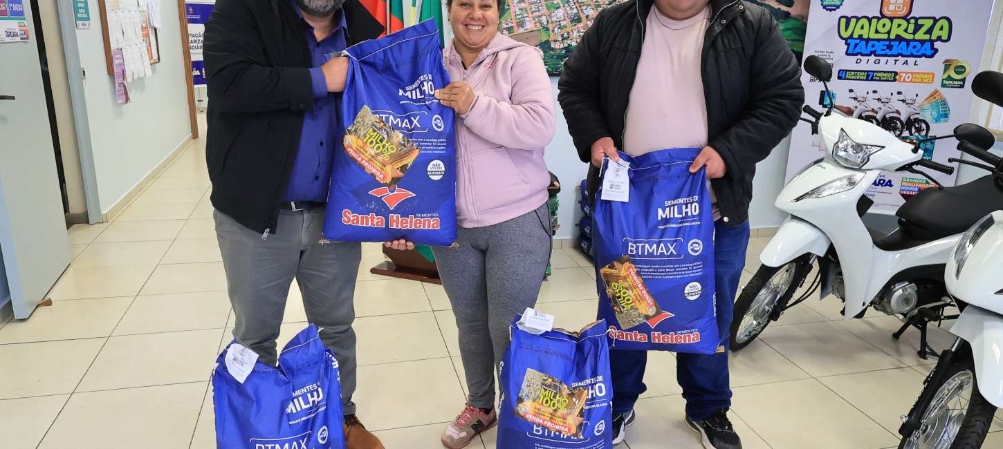 Programa Milho 100% beneficia agricultores de Tapejara