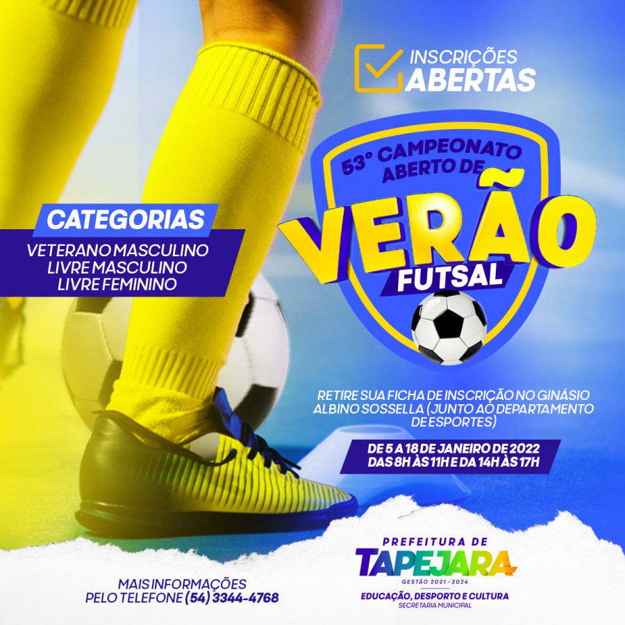 Torneio de Verão de Futsal - Viral Agenda