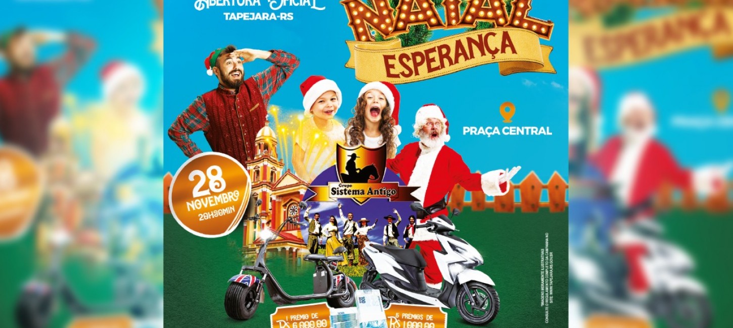 Natal Esperança de Tapejara inicia neste domingo