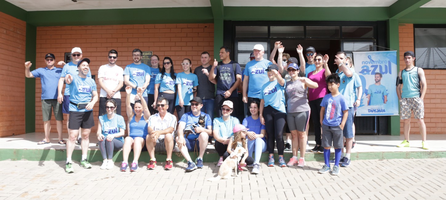 Novembro Azul promove caminhada pela saúde do homem