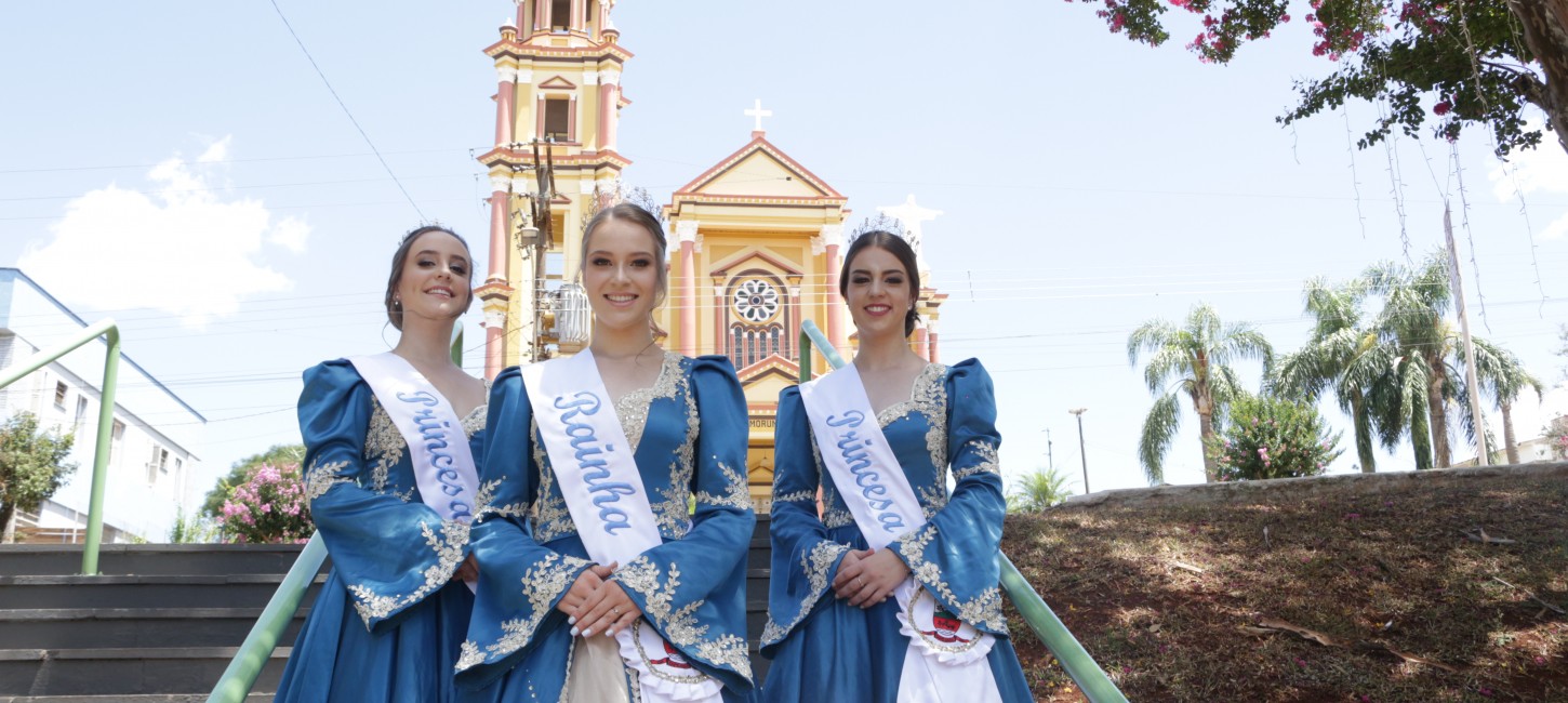 Soberanas participam de gravações para material audiovisual do município