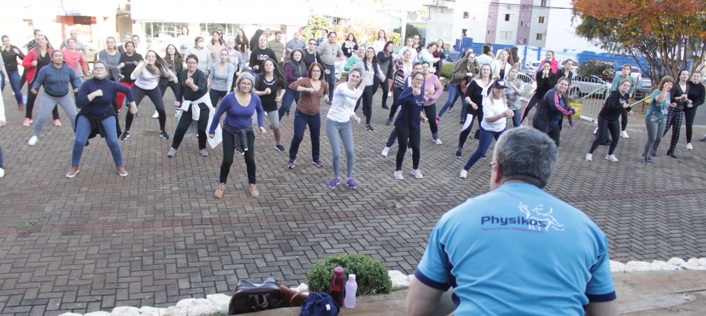 Dia do Desafio: Secretaria da Saúde promove atividade física na Praça Central