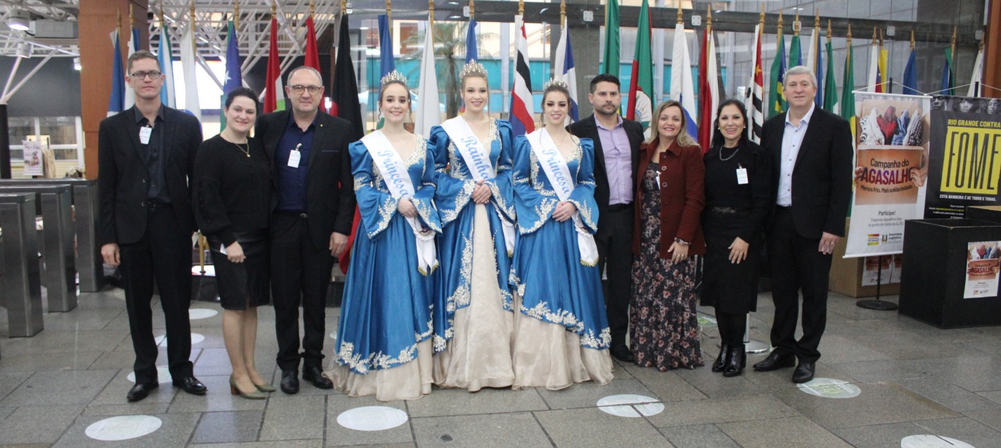 Comitiva da Expo Tapejara convida presidente da Assembleia Legislativa