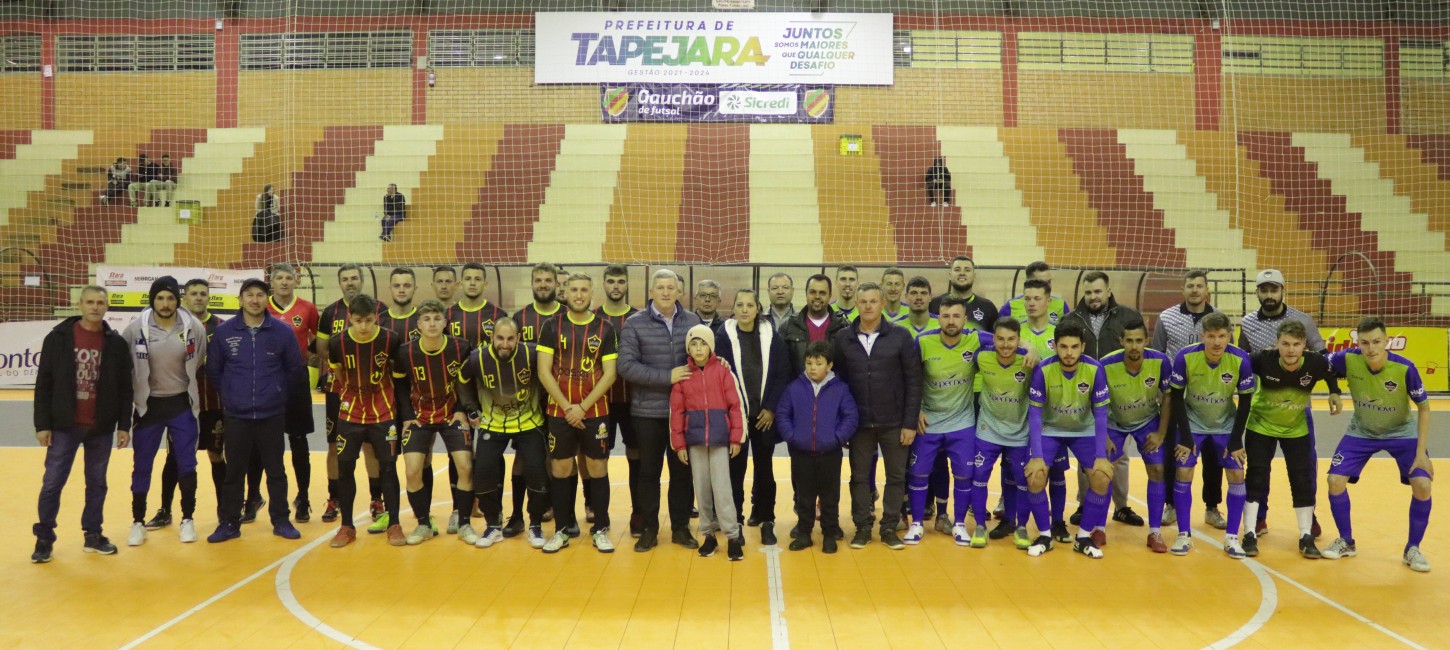Abertura do Campeonato Taça 67 anos de Tapejara aconteceu nesta quarta-feira, 10