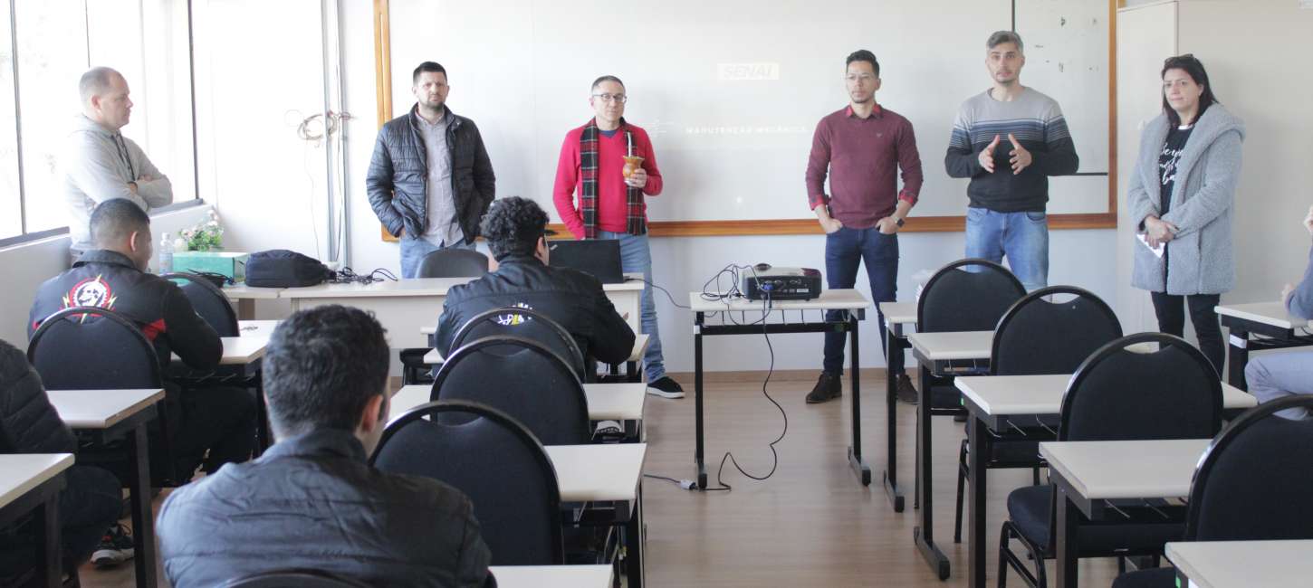 Iniciam as aulas do curso Manutenção Mecânica de Máquinas Industriais