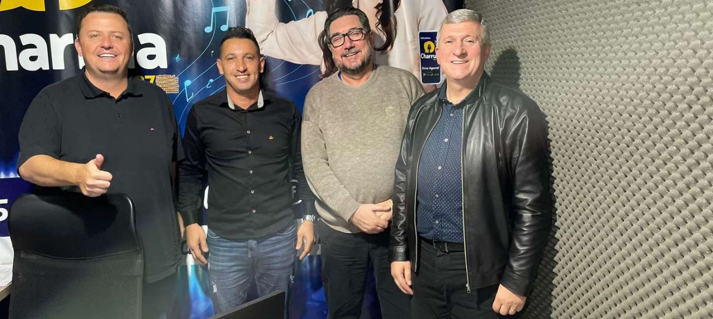 Saúde é tema de entrevista de rádio com prefeito Big e presidentes do HSA e do Legislativo