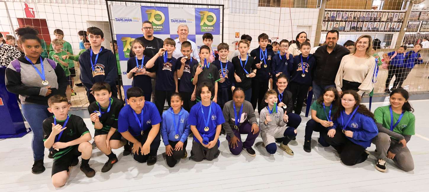 Olimpíadas Escolares de Tapejara 2025 encerram atividades com integração e destaque esportivo