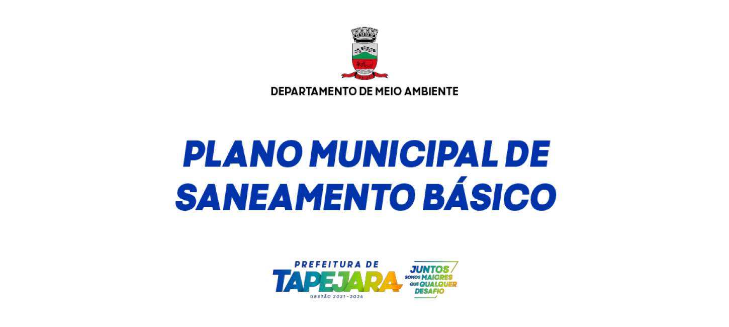 Plano Municipal de Saneamento Básico