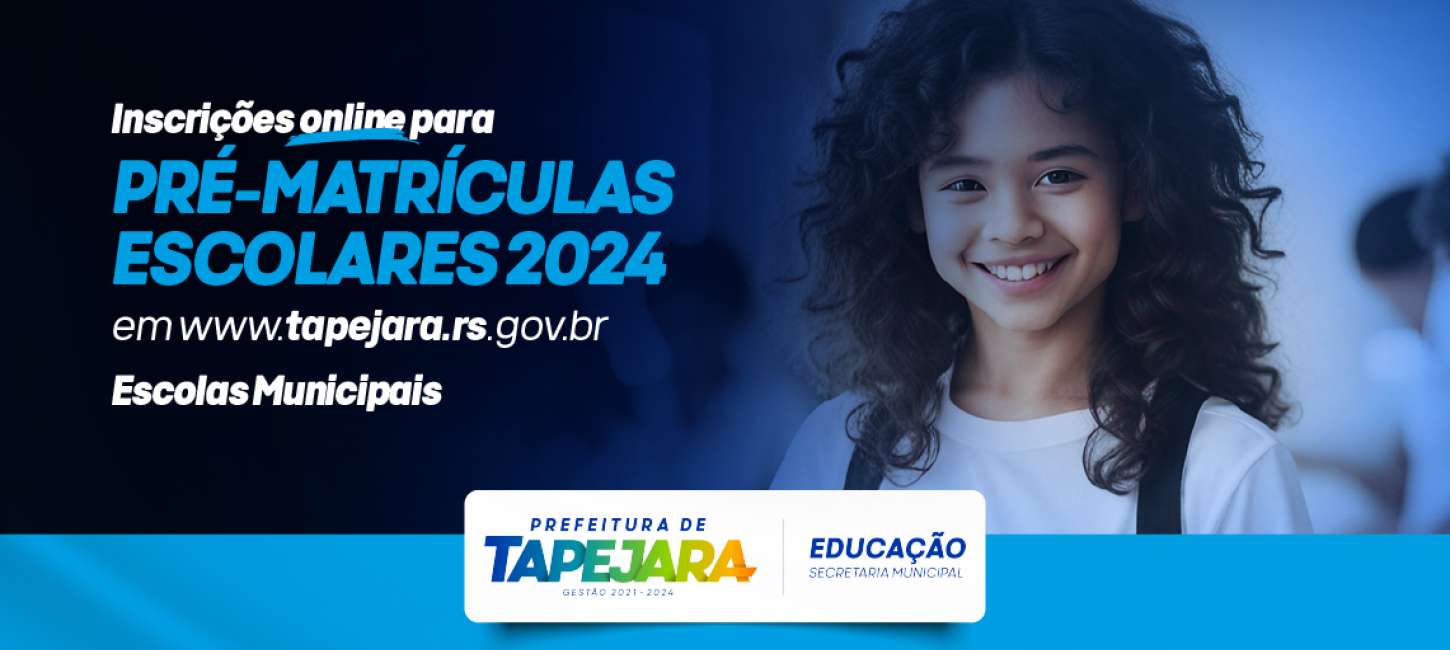 Pré-matrículas 2024